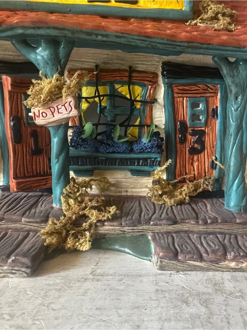 Dept 56 Dead End Motel Halloween Village EUC #55377 Flashing Lights Retired